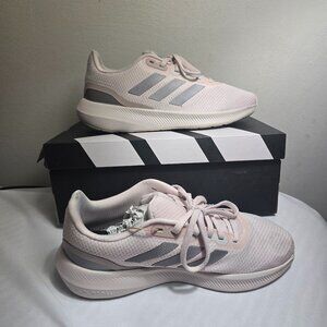 Adidas Women's Light Pink & Gray Runfalcon 3.0 W Running Shoes W Cloudfoam - 9.5